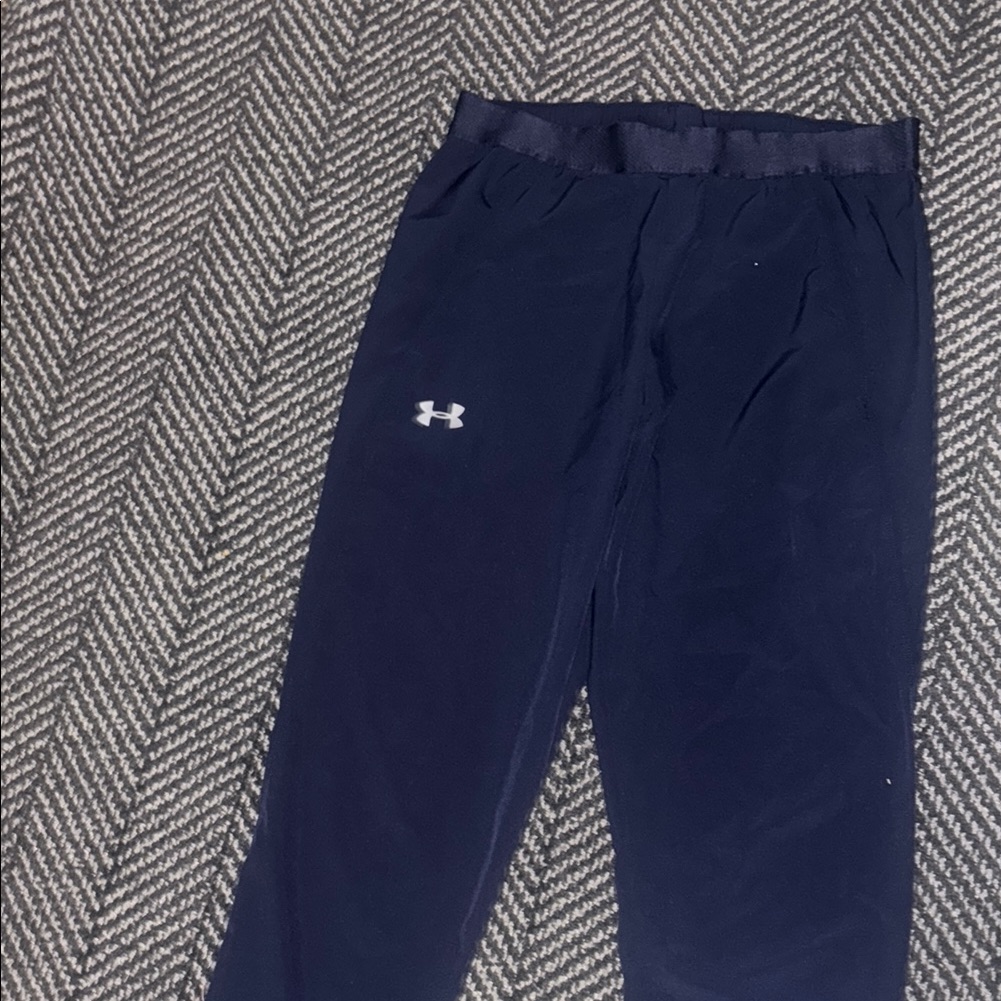 Under Armour Blue Sweatpants With Elastic Waistband